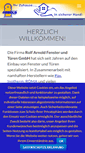Mobile Screenshot of fenster-arnold.de